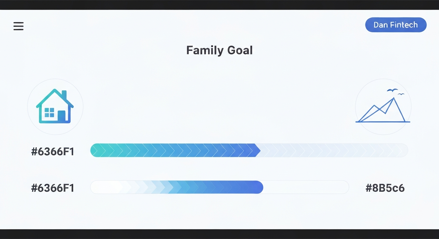 Family Financial Goals Planner: Set & Track Goals Together