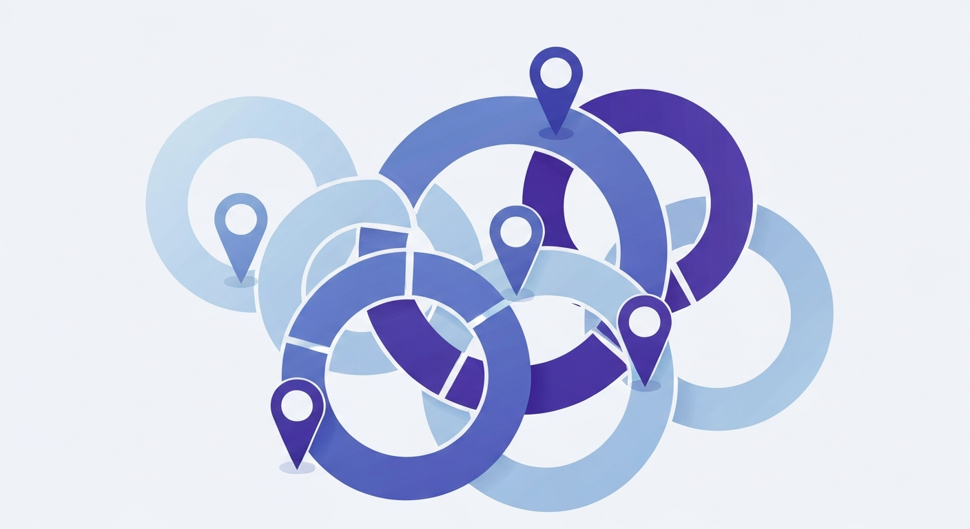 Collaborative family goal tracking with interlocking progress rings